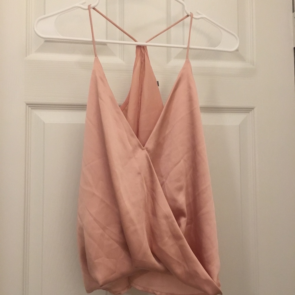 Pink Silky Top
